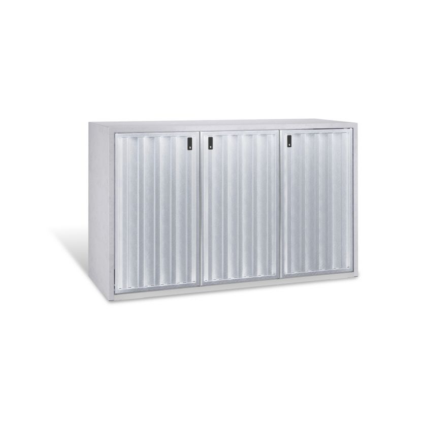 Paul Wolff Mülltonnenbox KLASSIK 123 Dreifachschrank 3x120 Liter