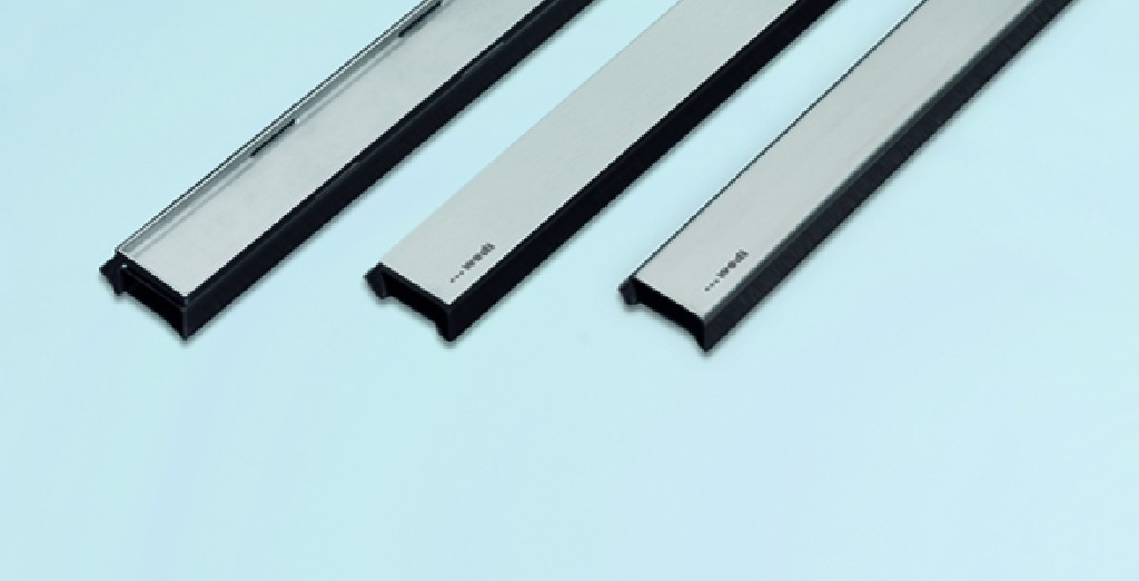wedi Fundo Riolito | Bodenelement QUADRAT | 900 x 900 x 50 mm Lange Rinne