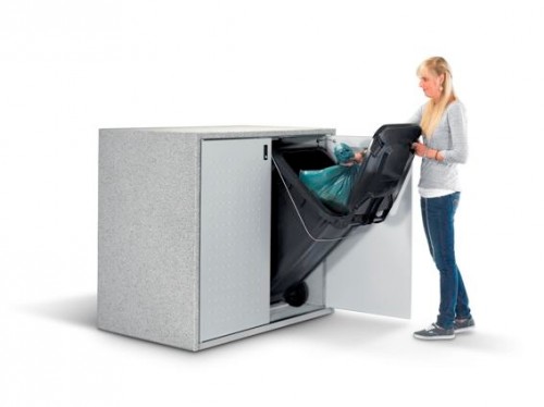 Paul Wolff Mülltonnenbox AVANTGARDE 243 Dreifachschrank 3x240 Liter