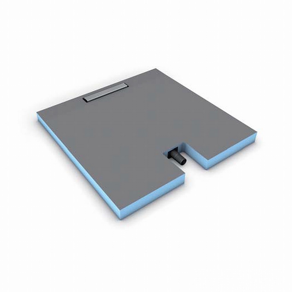 wedi Fundo Plano Linea Bodenelement QUADRATISCH | KURZE RINNE