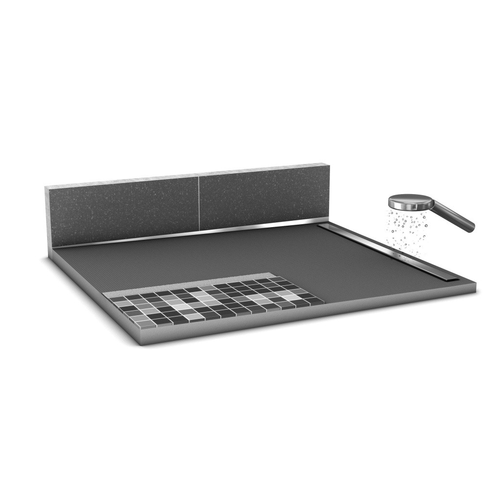 Wedi Fundo Gefälleprofil | Gefällekeil WAND  | Ausführung RECHTS | für Fundo Riolito Neo, Plano Linea