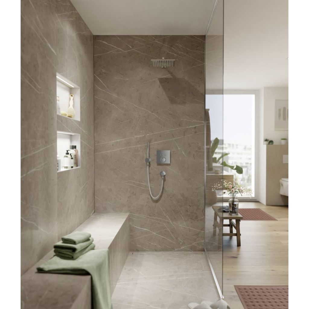 wedi Fundo Top | für Riolito neo | 1200 x 900 x 4 mm Marble Grey-Beige