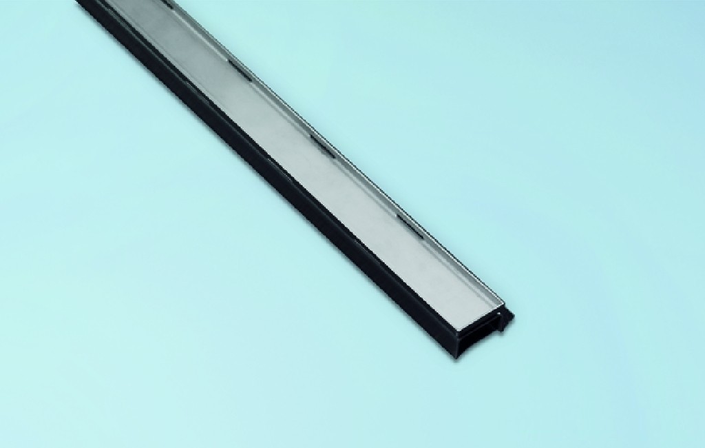 wedi Fundo Riolito | Bodenelement QUADRAT | 900 x 900 x 50 mm Lange Rinne