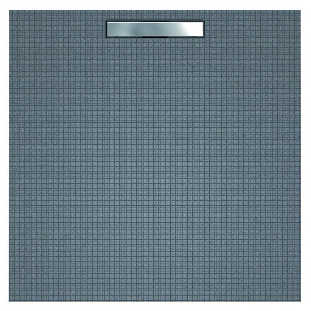 wedi Fundo Riolito Neo QUADRATISCH | 900 x 900 x 50 mm Lange Rinne