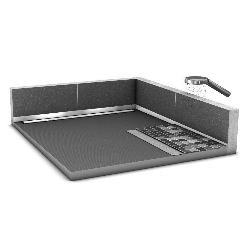 Wedi Fundo Gefälleprofil | Gefällekeil WAND  | Ausführung RECHTS | für Fundo Riolito Neo, Plano Linea