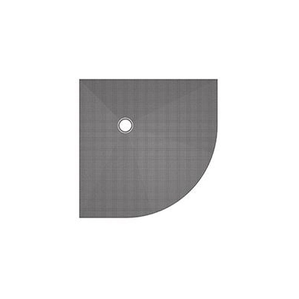 wedi Fundo Borgo Bodenelement EINSEITIG ABGERUNDET | 900 x 900 x 40mm
