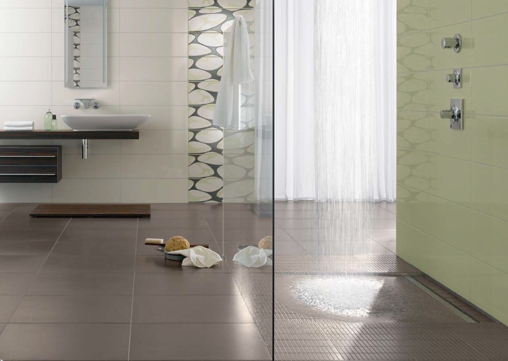 wedi Fundo Riolito | Bodenelement RECHTECKIG  | 1200 x 800 x 50 mm | Mit SEITLICH
