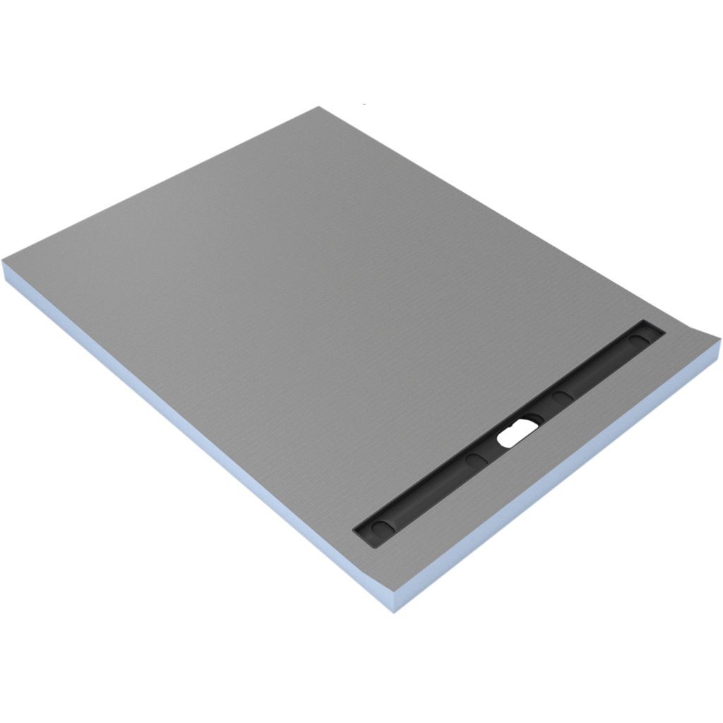 wedi Fundo Riolito | Bodenelement RECHTECKIG  | 1200 x 800 x 50 mm | Mit SEITLICH