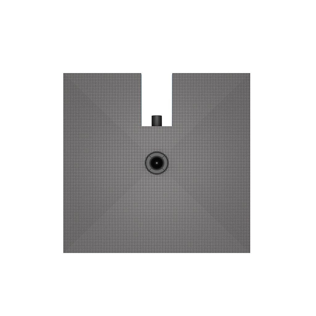 wedi Fundo Integro  QUADRATISCH | Ablauf ZENTRAL