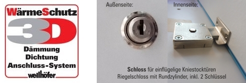 WärmeSchutz 3D + MIT Schloß (Rundzylinder) | Lieferzeit 4-5 Werktage