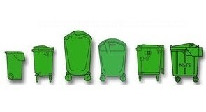 1x Container bis 1100 Liter