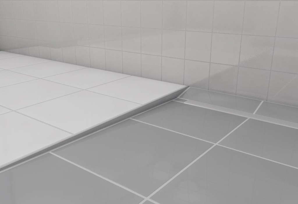 Wedi Fundo Gefälleprofil | Gefällekeil BODEN | Ausführung RECHTS | für Fundo Riolito, RioLigno