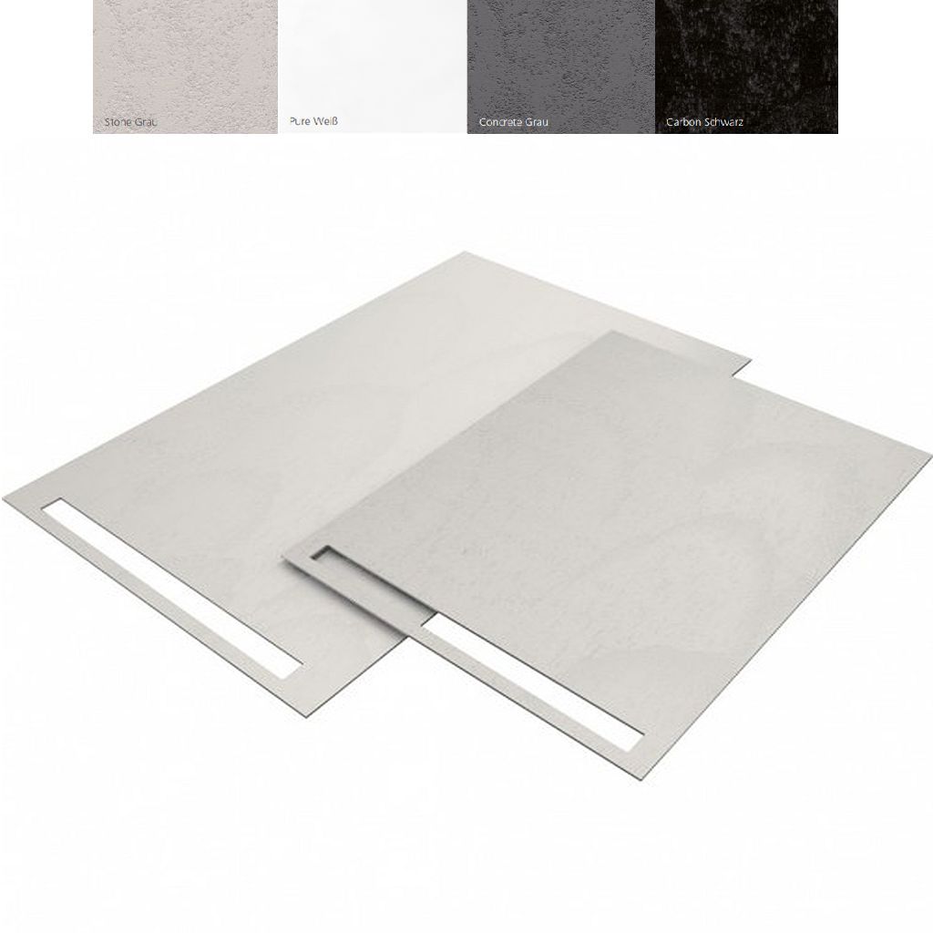 wedi Fundo Top | für Riolito neo | 600 x 1000 x 6 mm Pure Weiß