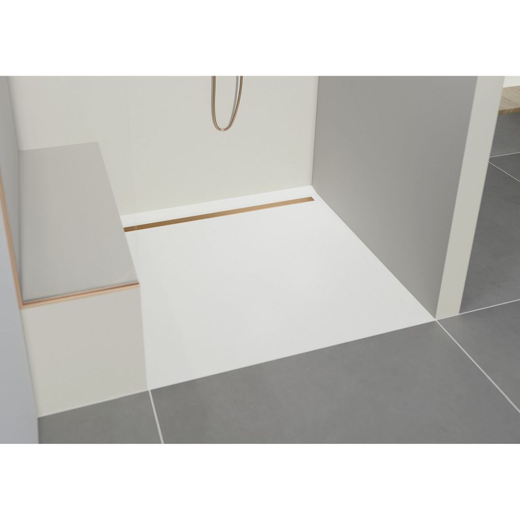 wedi Fundo Top | für Riolito | 900 x 900 x 6 mm Pure Weiß