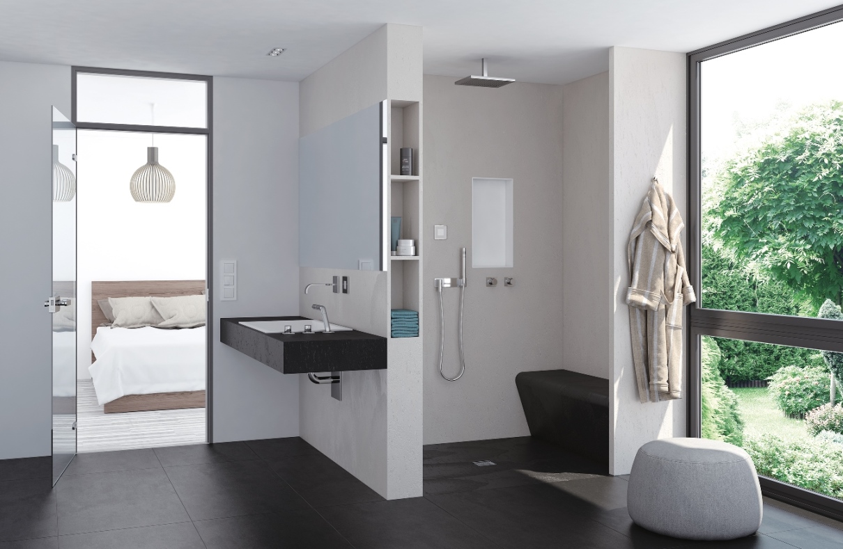 wedi Top Wall | Natursteinoptik | montagefreie | 2500 x 900 x 6 mm Stone Grau