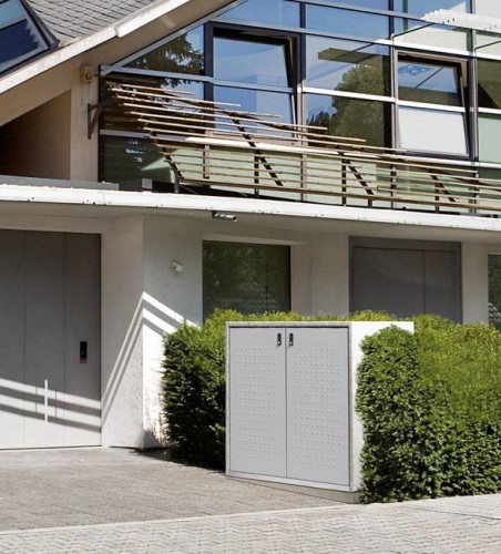 Paul Wolff Mülltonnenbox AVANTGARDE 123 Dreifachschrank 3x 120 Liter