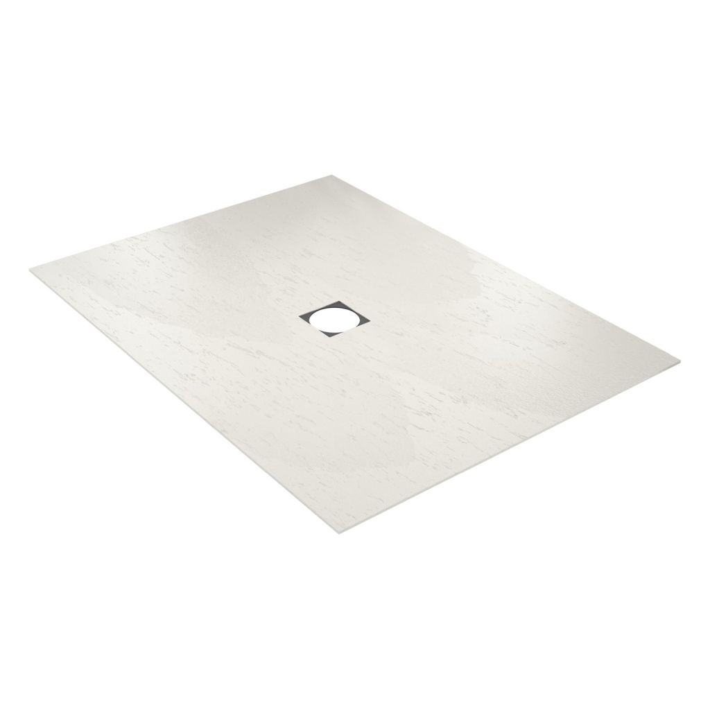 wedi Fundo Top | für Integro | Ablauf ZENTRAL | 900 x 900 x 6 mm Pure Weiß