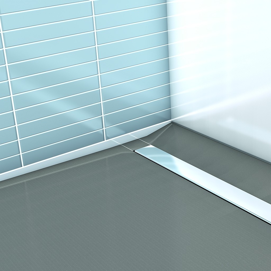 Wedi Fundo Gefälleprofil | Gefällekeil WAND | Ausführung RECHTS | für Fundo Riolito, RioLigno