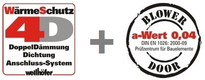 WärmeSchutz 4D + Blower-Door (Dichtwert: a = 0,04 m³/hm(daPa²/³)) | Lieferzeit 4-5 Werktage