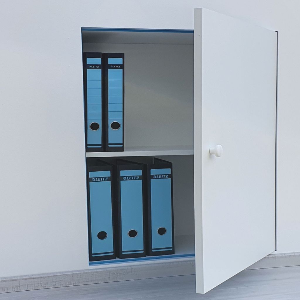 Wellhöfer Kniestocktüren mit KORPUS Einbauschrank-Lösung