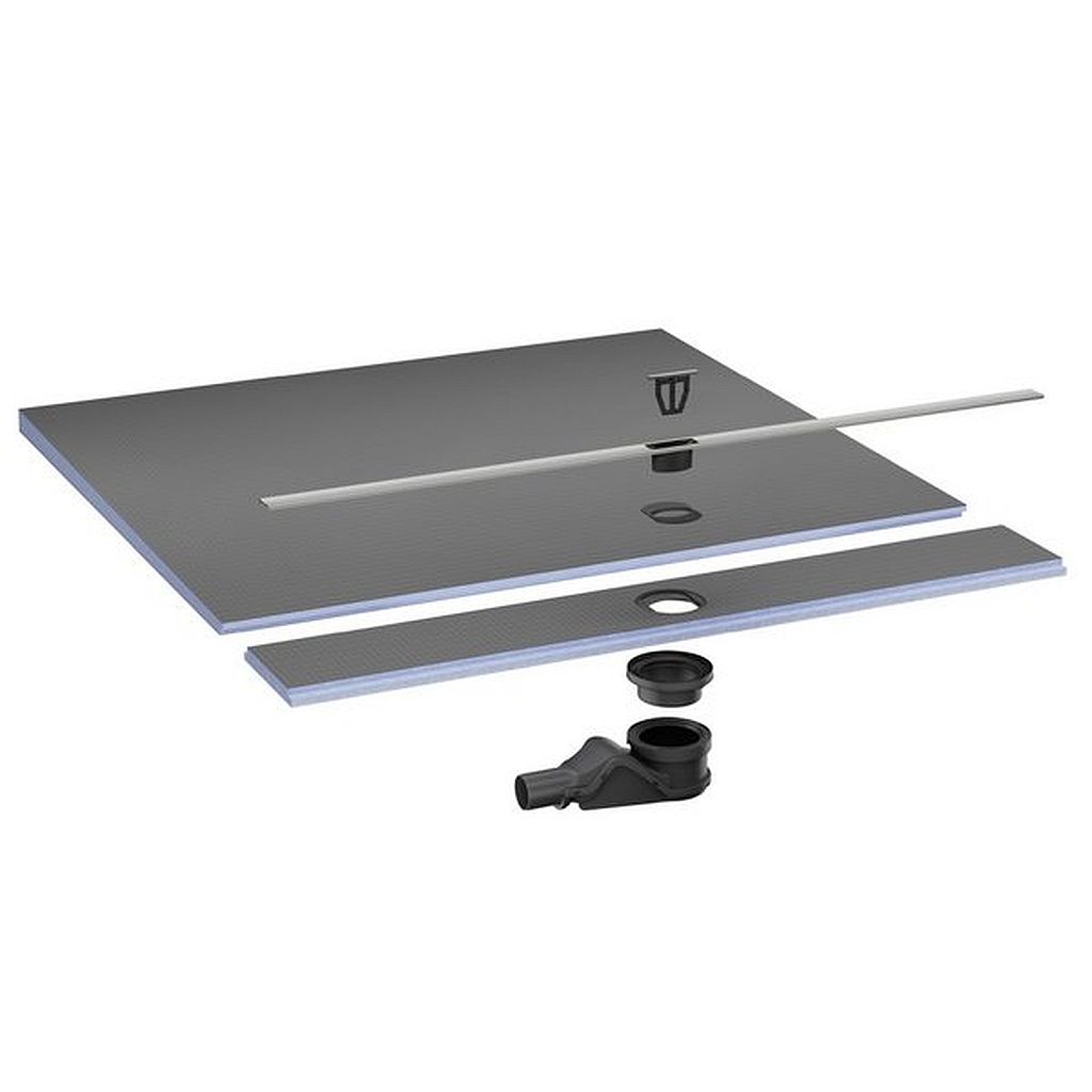 wedi Fundo Flex Rinnenelement RECHTECKIG | ZENTRAL | 1200x160x22.5 mm