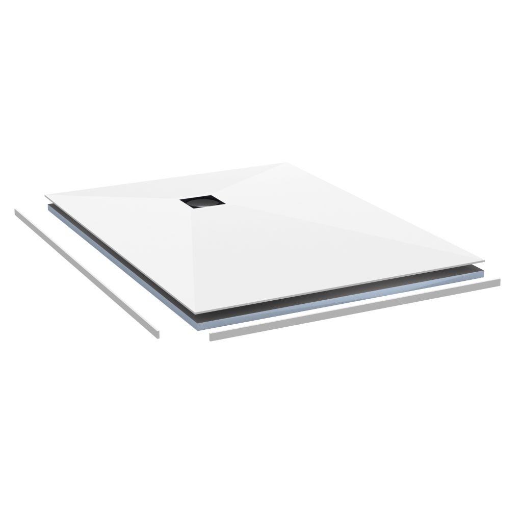 wedi Fundo Top Slim-Kit | Komplett-Bausatz | 1200 x 900 x 23 mm