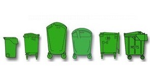 1x Container bis 1100 Liter