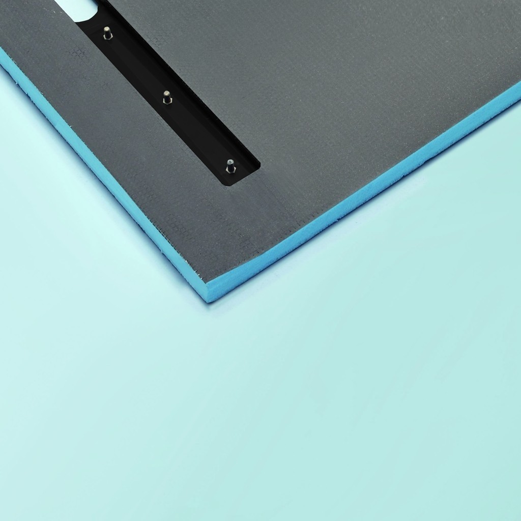 wedi Fundo Riolito | Bodenelement RECHTECKIG  | 1200 x 800 x 50 mm | Mit SEITLICH