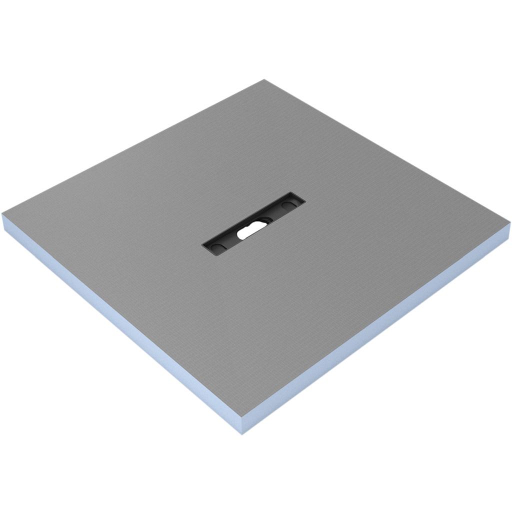 wedi Fundo Riofino QUADRATISCH | ZENTRALER RINNENABLAUF