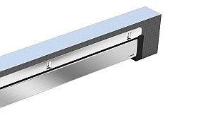 Discreto | Aufsatzelement 900x154x80mm | für Rinnenlänge 700mm