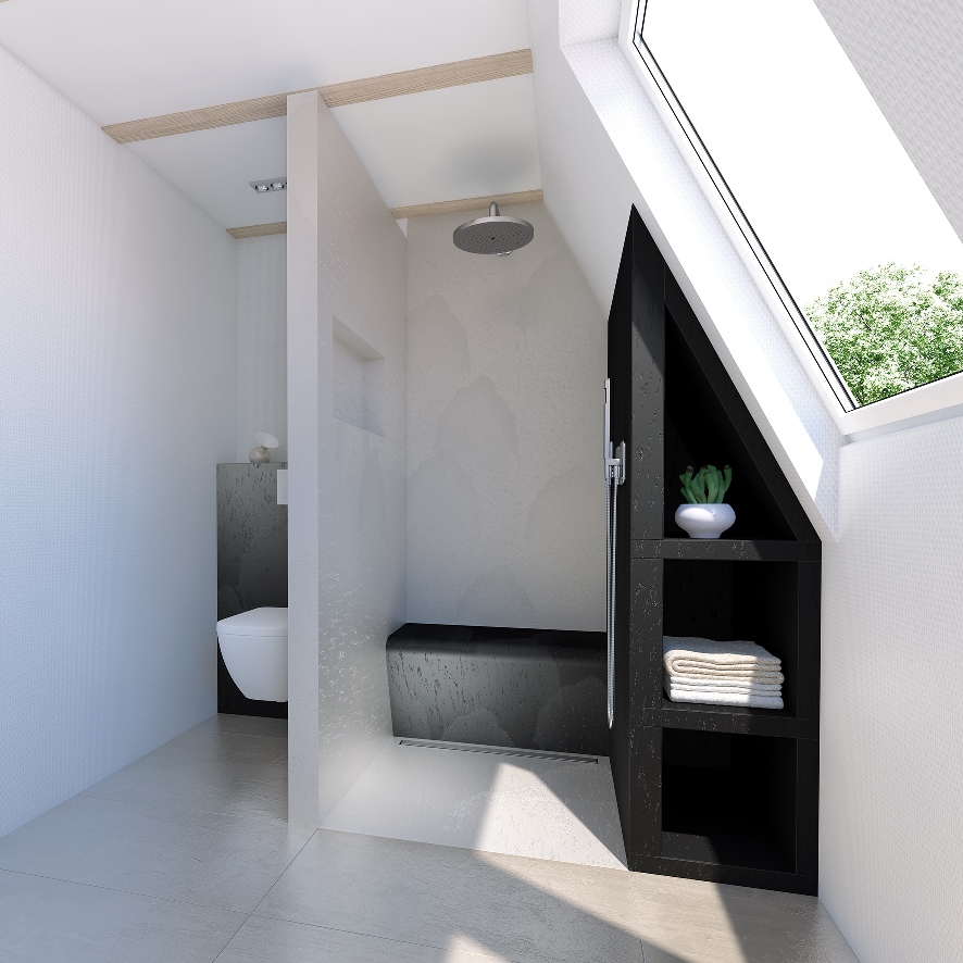 wedi Top Wall | Natursteinoptik Pure Weiß | montagefreie | 2600 x 900 x 6 mm