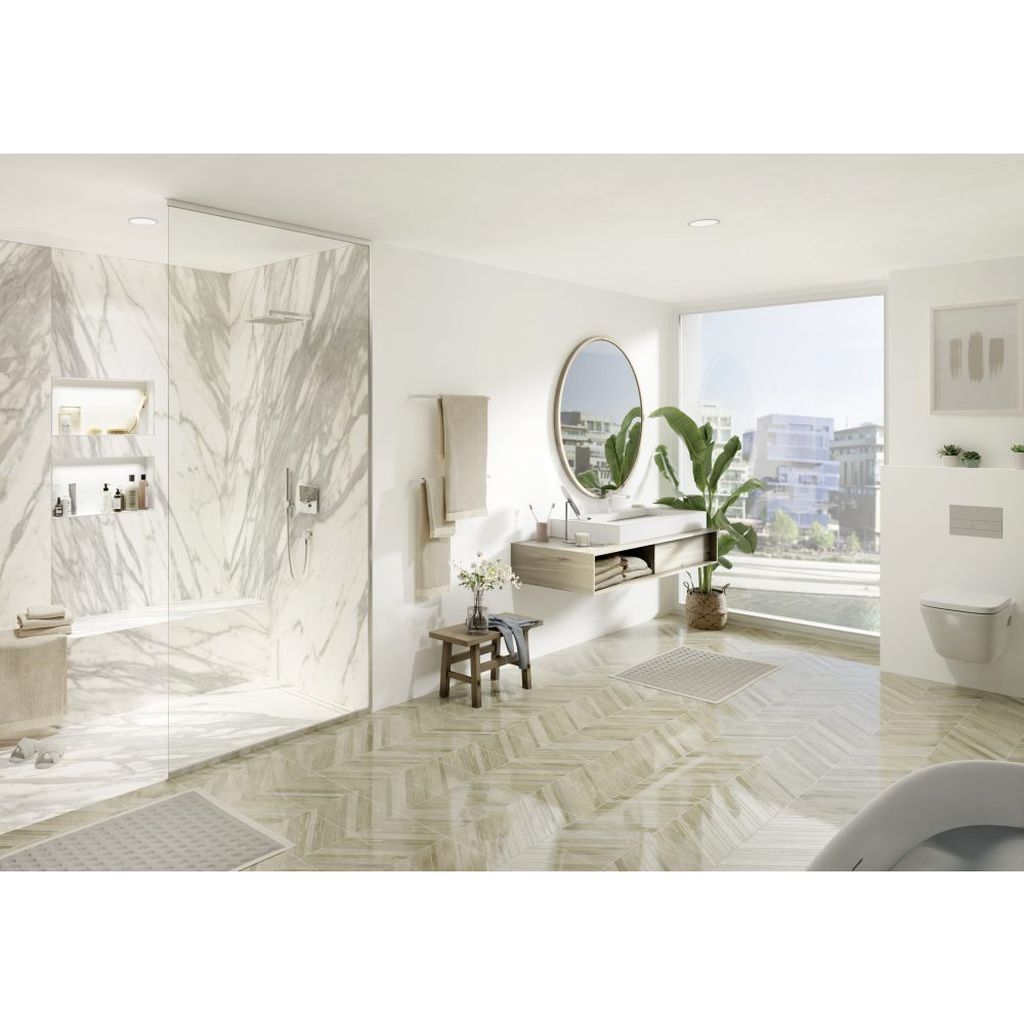 wedi Fundo Top | für Riolito neo | 1200 x 900 x 4 mm Marble Grey-Beige