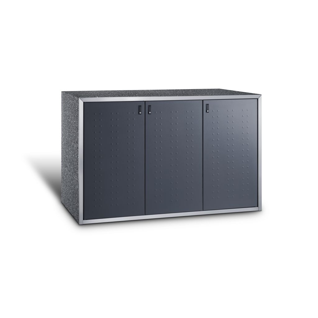 Paul Wolff Mülltonnenbox SILENT 243 Dreifachschrank 3x240 Liter
