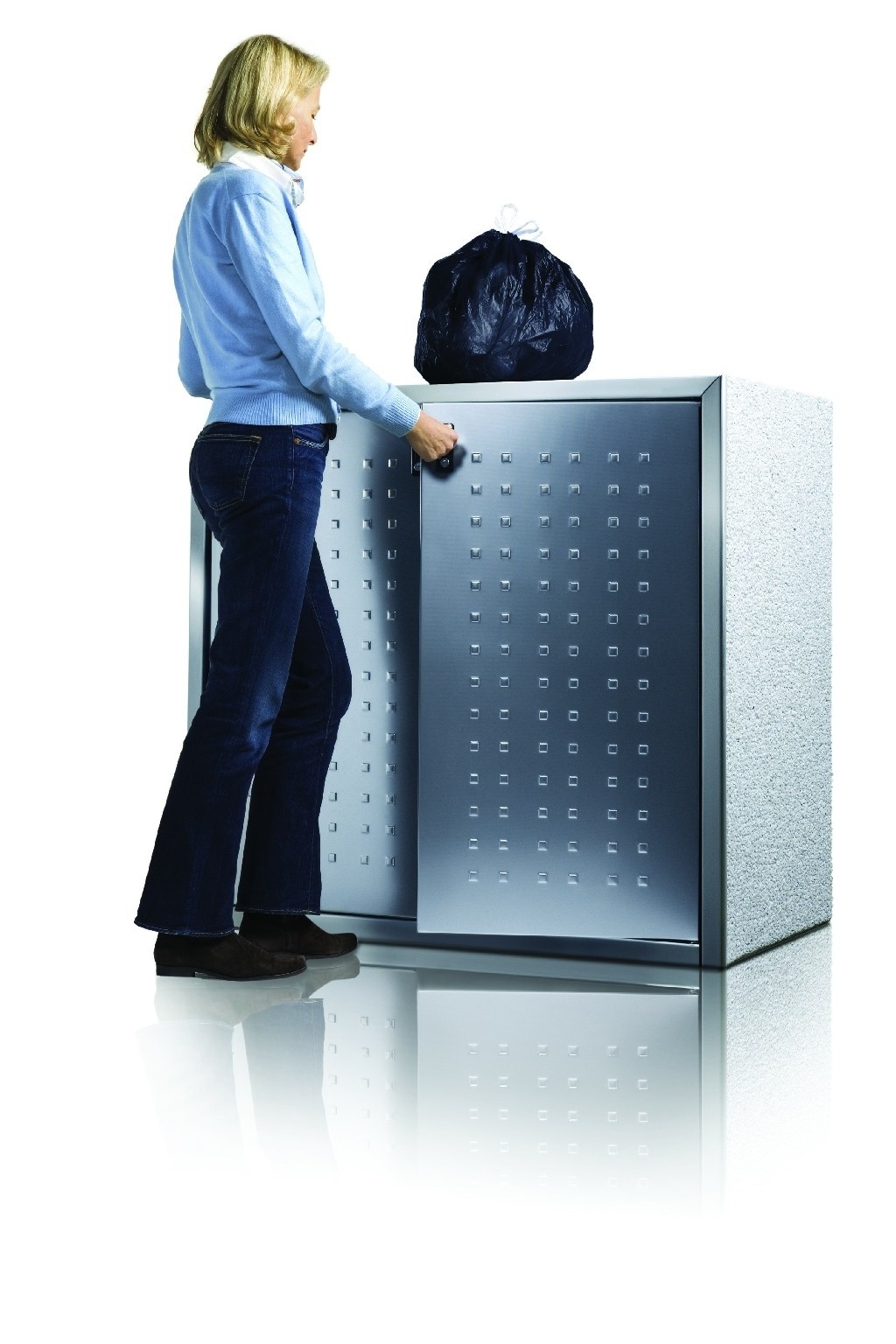 Paul Wolff Mülltonnenbox SILENT 242 Doppelschrank 2x 240 Liter