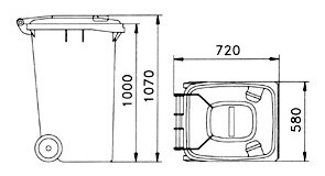 2x 240 Liter | Doppelschrank