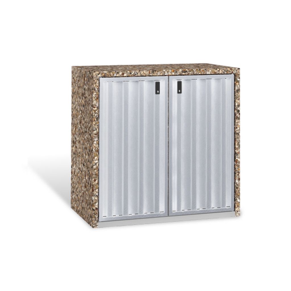 Paul Wolff Mülltonnenbox KLASSIK 242 Doppelschrank 2x240 Liter