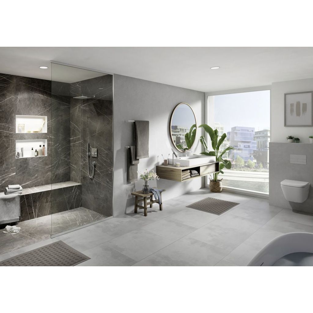 wedi Fundo Top | für Riolito neo | 1200 x 900 x 4 mm Marble Grey-Beige