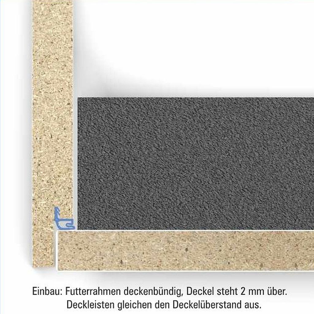 Wellhöfer PASSIVHAUS-Bodentreppe GutHolz ZERTIFIZIERT | 110 x 70 x 25 cm