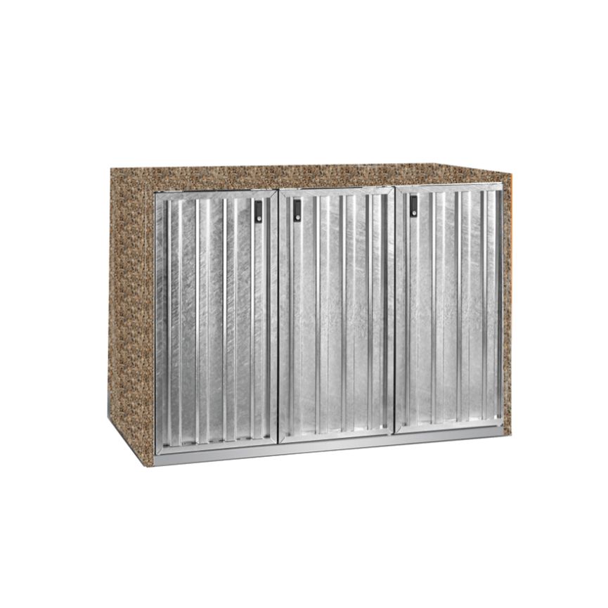 Paul Wolff Mülltonnenbox KLASSIK 243 Dreifachschrank 3x240 Liter