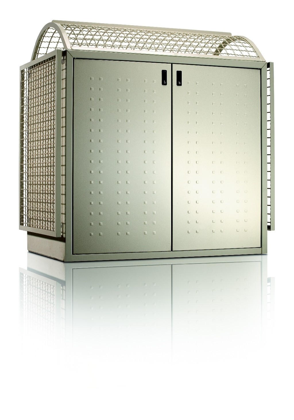 Paul Wolff Mülltonnenbox SILENT 242 Doppelschrank 2x 240 Liter