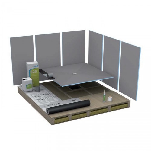 wedi Fundo Ligno Plus Bodenelement QUADRATISCH | 1500 x 1500 x 23 mm