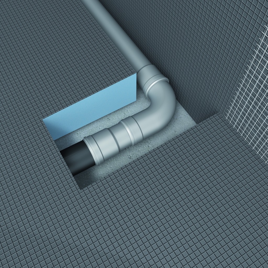 wedi Fundo Integro RECHTECKIG | Ablauf DEZENTRAL | 1200 x 900 x 90 mm