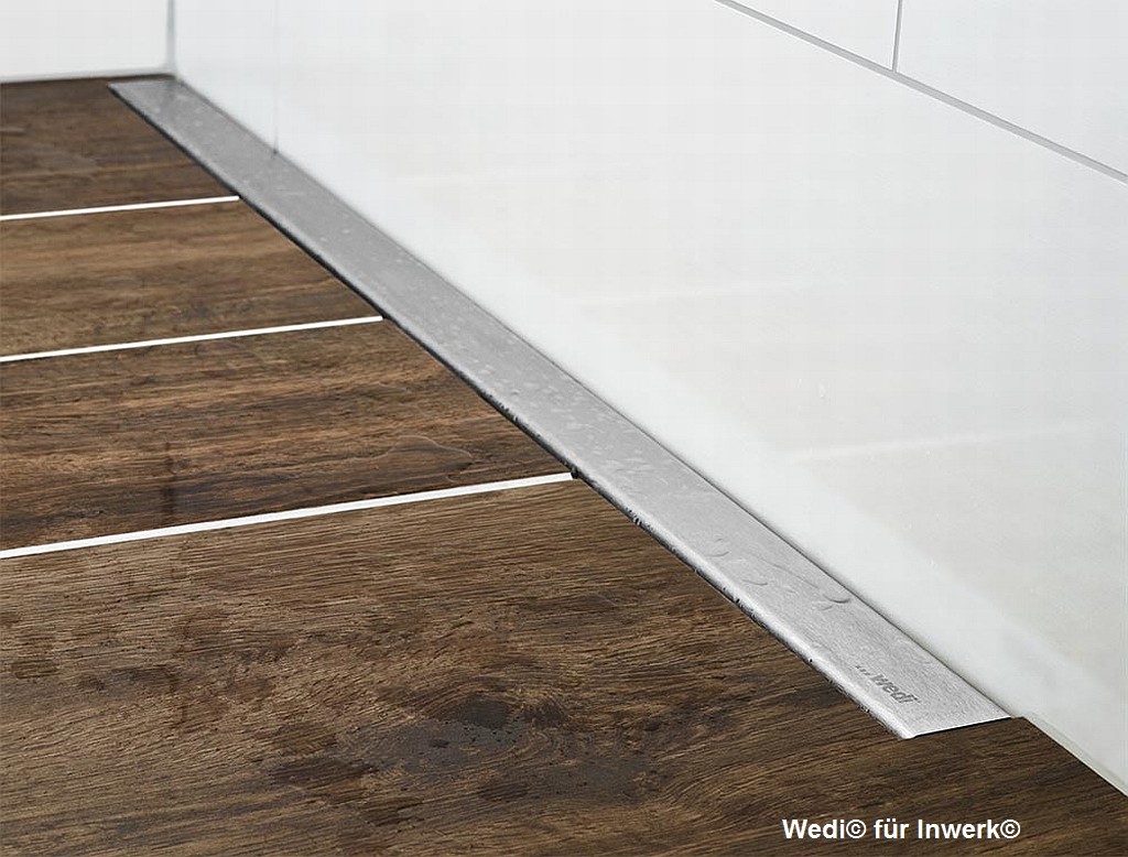 wedi Fundo Plano Linea  Bodenelement RECHTECKIG | 1200 x 800 x 70 mm Lange Rinne