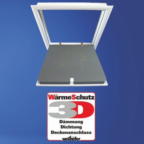 Wellhöfer DECKENTÜRE: OHNE Treppe | mit WS 3D oder 4D | 60 x 60 cm