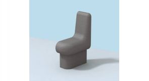 Eckenradius 200 mm | 600 x 300 x 620 mm | links