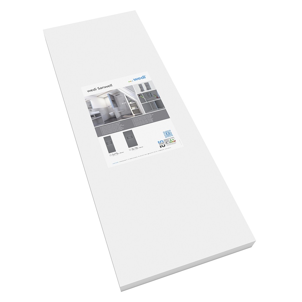 wedi Sanwell Wandelement | 2500 x 900 x 100 mm