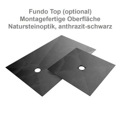 wedi Fundo Primo QUADRATISCH | Ablauf ZENTRAL | 800 x 800 x 40 mm