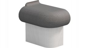 Eckenradius 200 mm | 486 x 300 x 240 mm | rechts