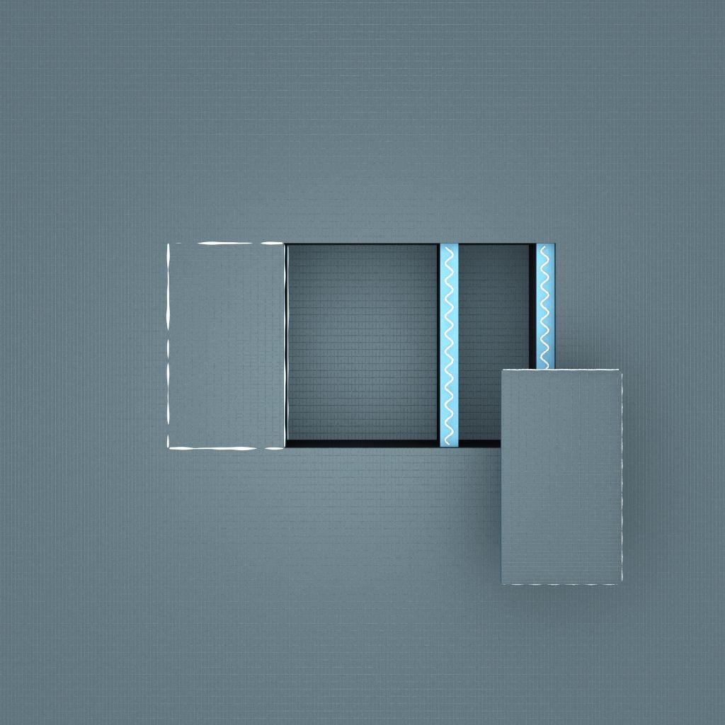 wedi Sanwell Wandelement | 2500 x 900 x 100 mm