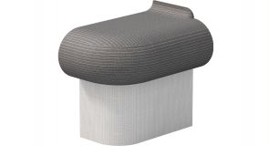 Eckenradius 200 mm | 486 x 300 x 240 mm | links